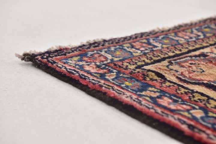 10' x 13' 7 Hand Knotted Mahal Persian Wool Rug