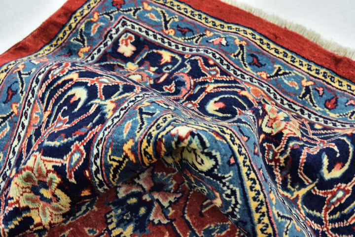 10' x 13' 5 Hand Knotted Mahal Persian Wool Rug