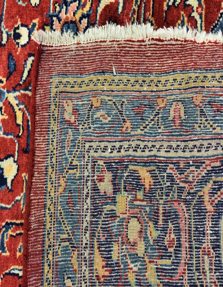Detail image of 10' x 13' 5 Hand Knotted Mahal Persian Wool Rug