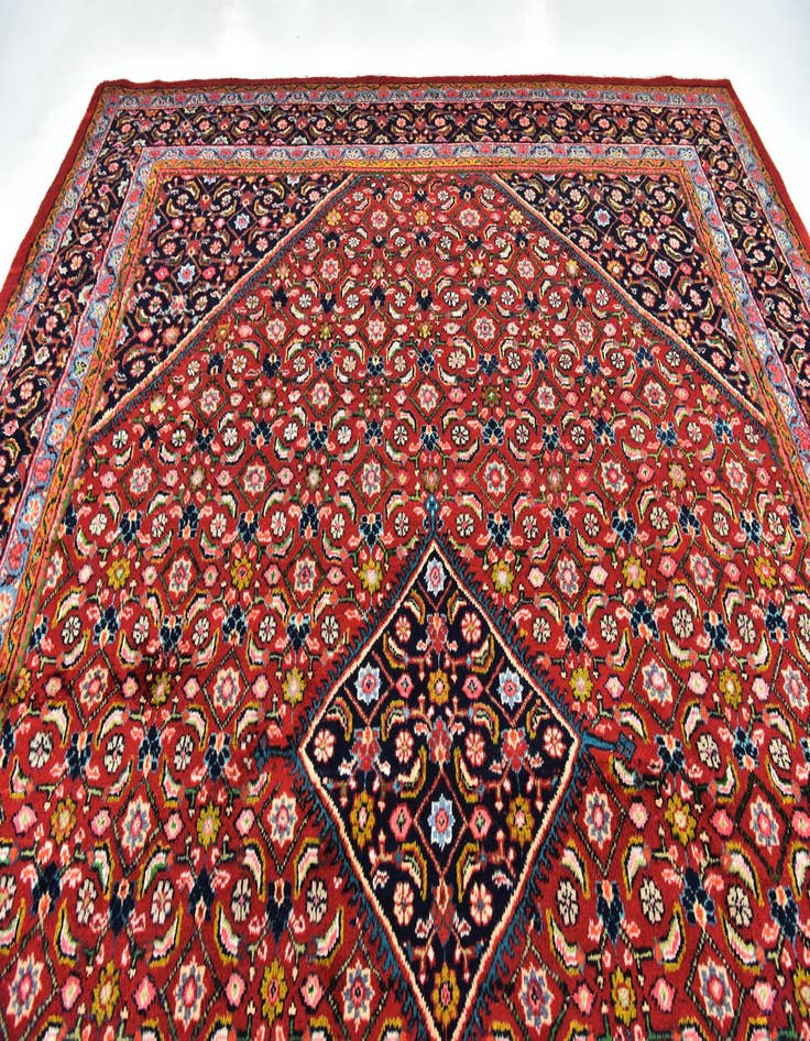 Detail image of 9' 8 x 12' 10 Hand Knotted Mahal Persian Wool Rug