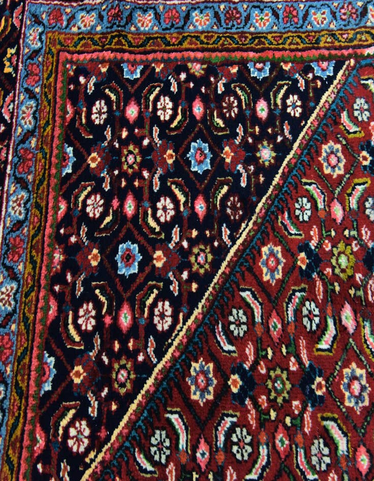 Detail image of 9' 8 x 12' 10 Hand Knotted Mahal Persian Wool Rug