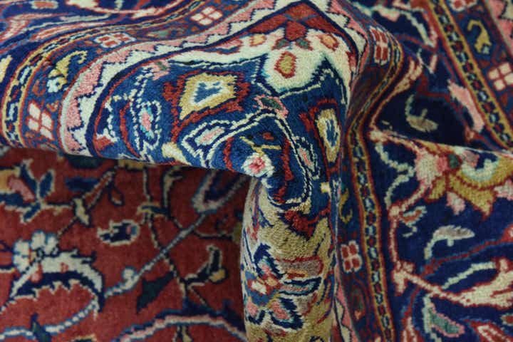 8' 10 x 13' Hand Knotted Mahal Persian Wool Rug