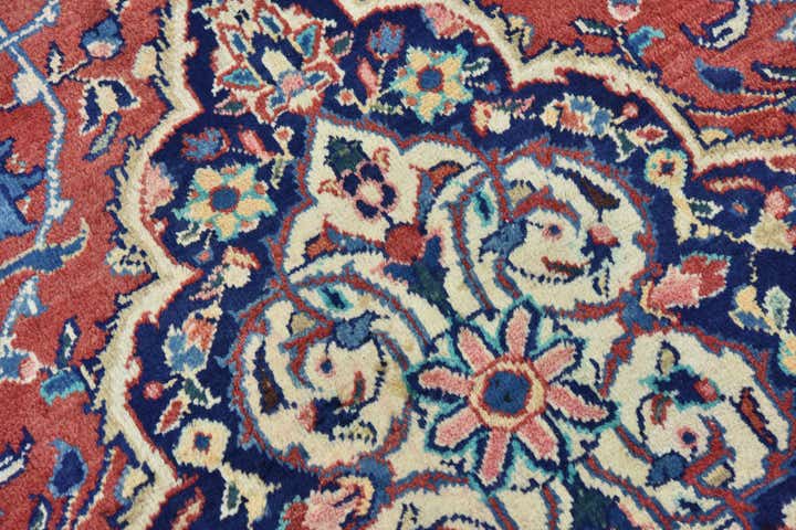 8' 10 x 13' Hand Knotted Mahal Persian Wool Rug