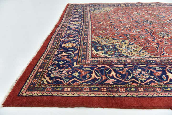 8' 10 x 13' Hand Knotted Mahal Persian Wool Rug