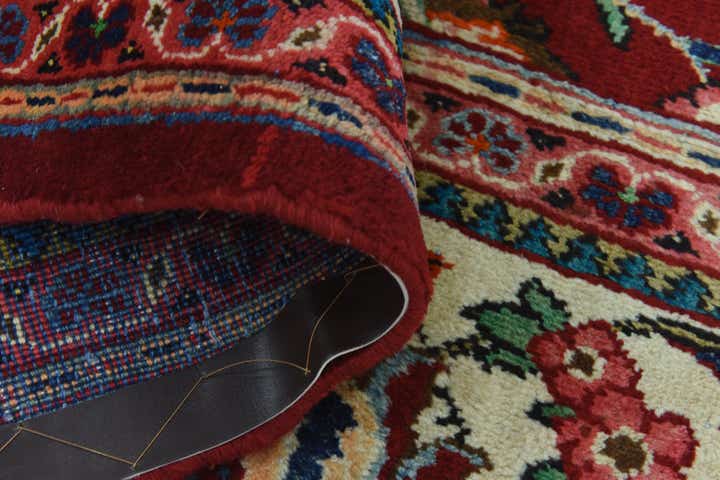 9' 8 x 13' 3 Hand Knotted Mahal Persian Wool Rug