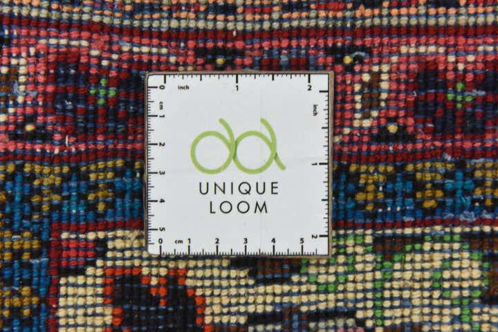 9' 8 x 13' 3 Hand Knotted Mahal Persian Wool Rug