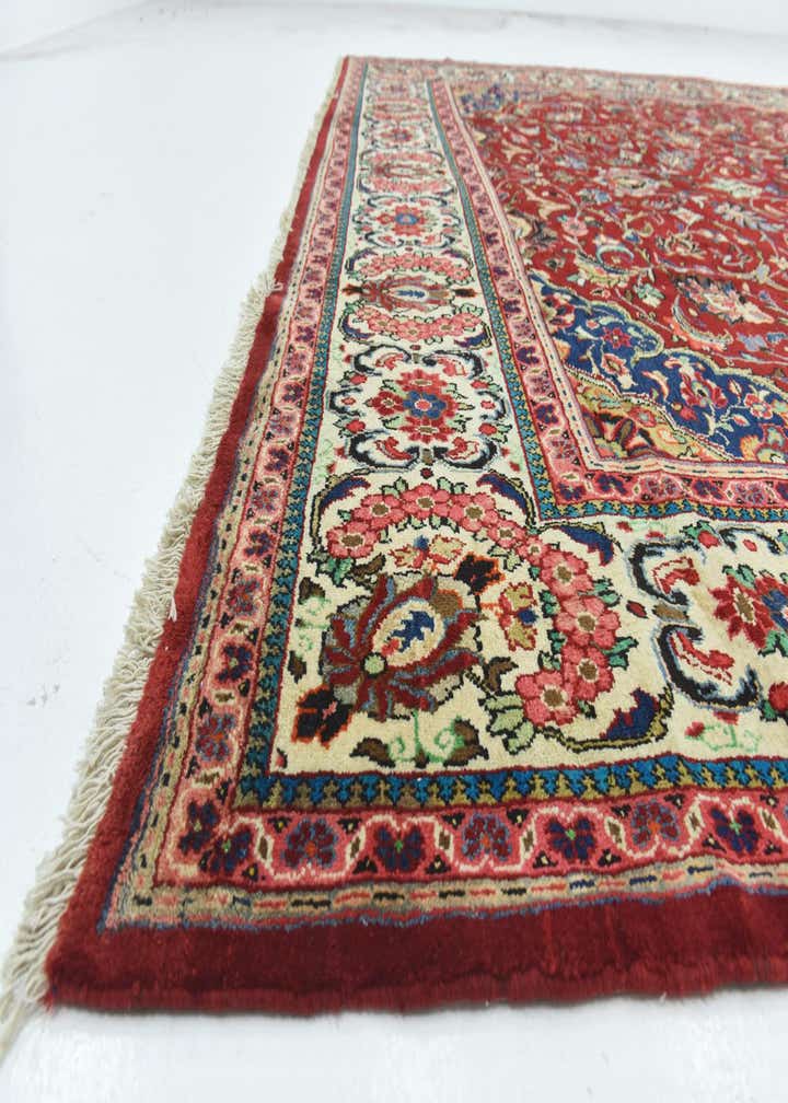 9' 8 x 13' 3 Hand Knotted Mahal Persian Wool Rug