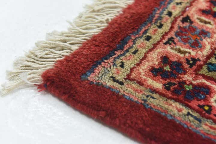 9' 8 x 13' 3 Hand Knotted Mahal Persian Wool Rug