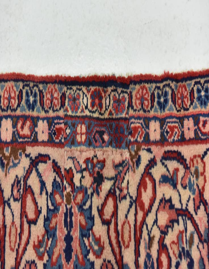 Detail image of 9' 4 x 13'  Hand Knotted Mahal Persian Wool Rug