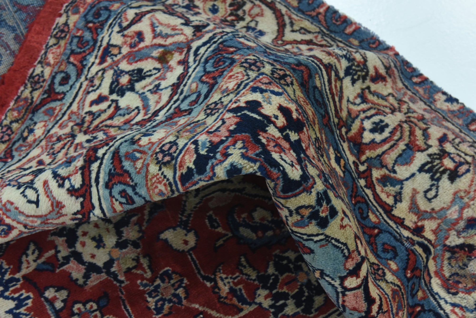 10' 4 x 13' 3 Hand Knotted Mahal Persian Wool Rug