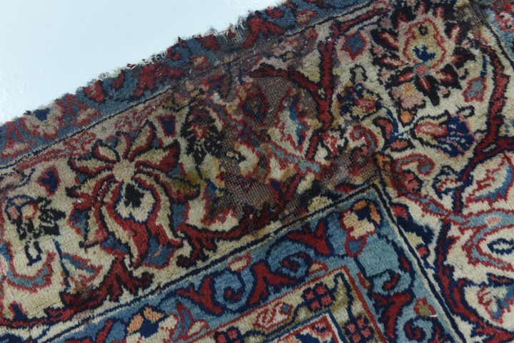 10' 4 x 13' 3 Hand Knotted Mahal Persian Wool Rug