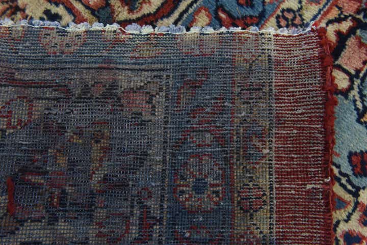 10' 4 x 13' 3 Hand Knotted Mahal Persian Wool Rug
