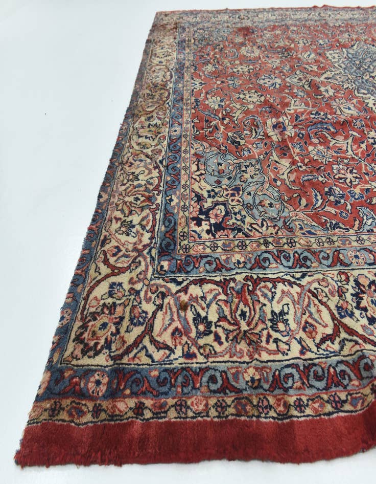 Detail image of 10' 4 x 13' 3  Hand Knotted Mahal Persian Wool Rug