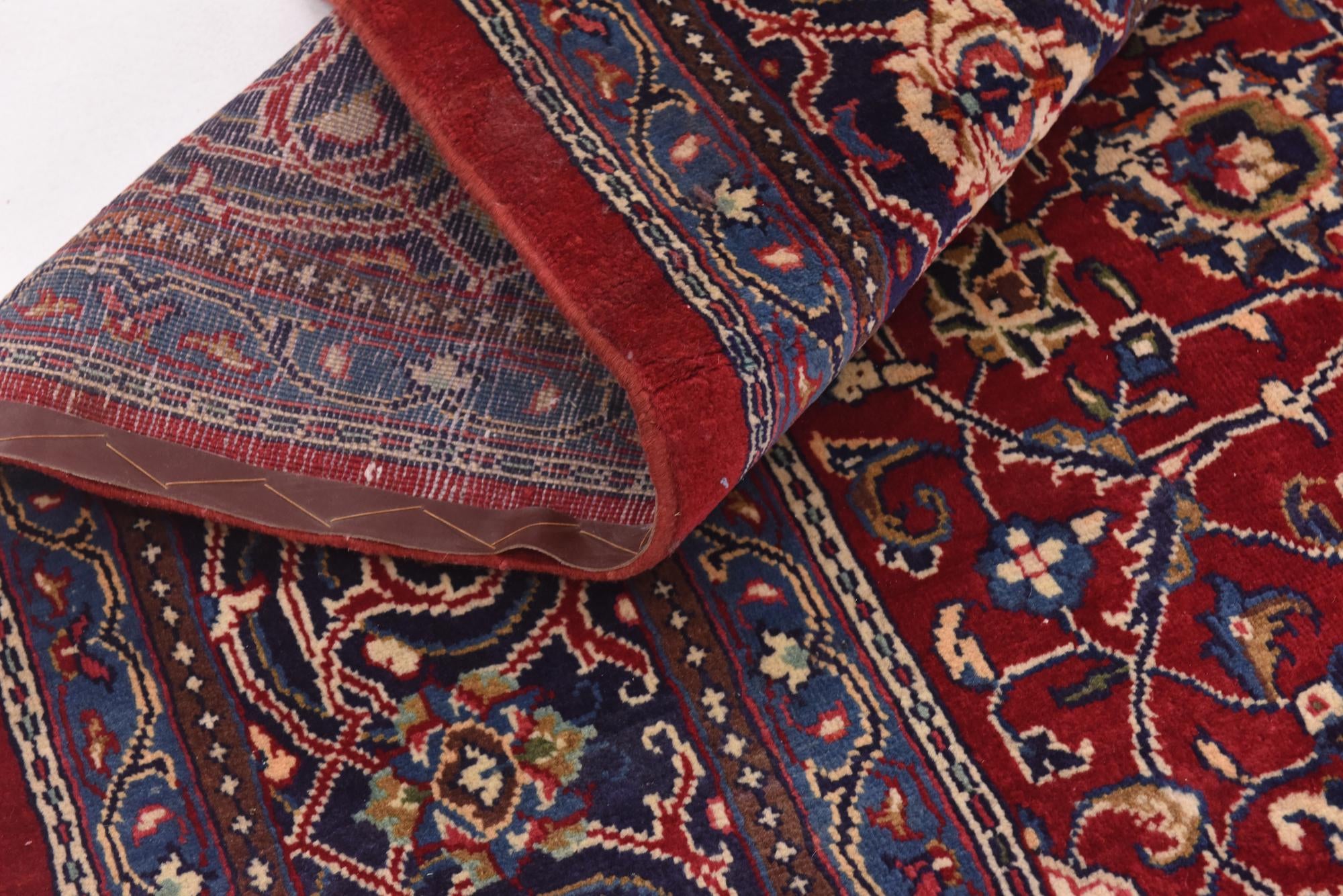 9' 9 x 13' 8 Hand Knotted Mahal Persian Wool Rug