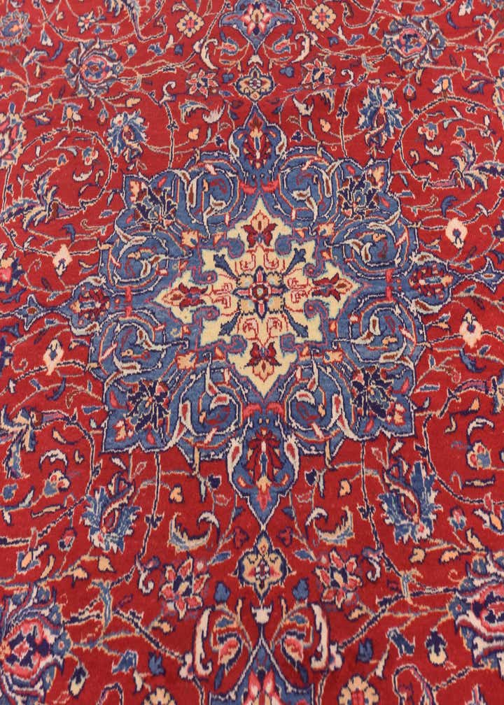 9' 6 x 12' 9 Hand Knotted Mahal Persian Wool Rug