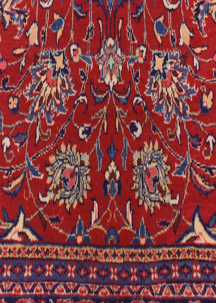 9' 6 x 12' 9 Hand Knotted Mahal Persian Wool Rug