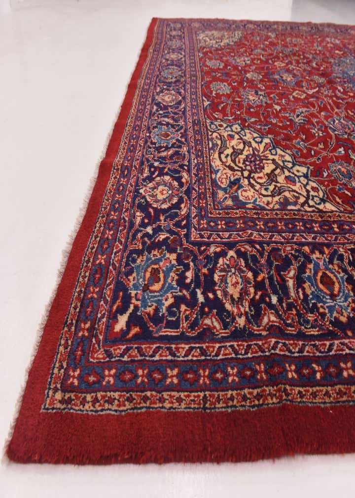 9' 6 x 12' 9 Hand Knotted Mahal Persian Wool Rug