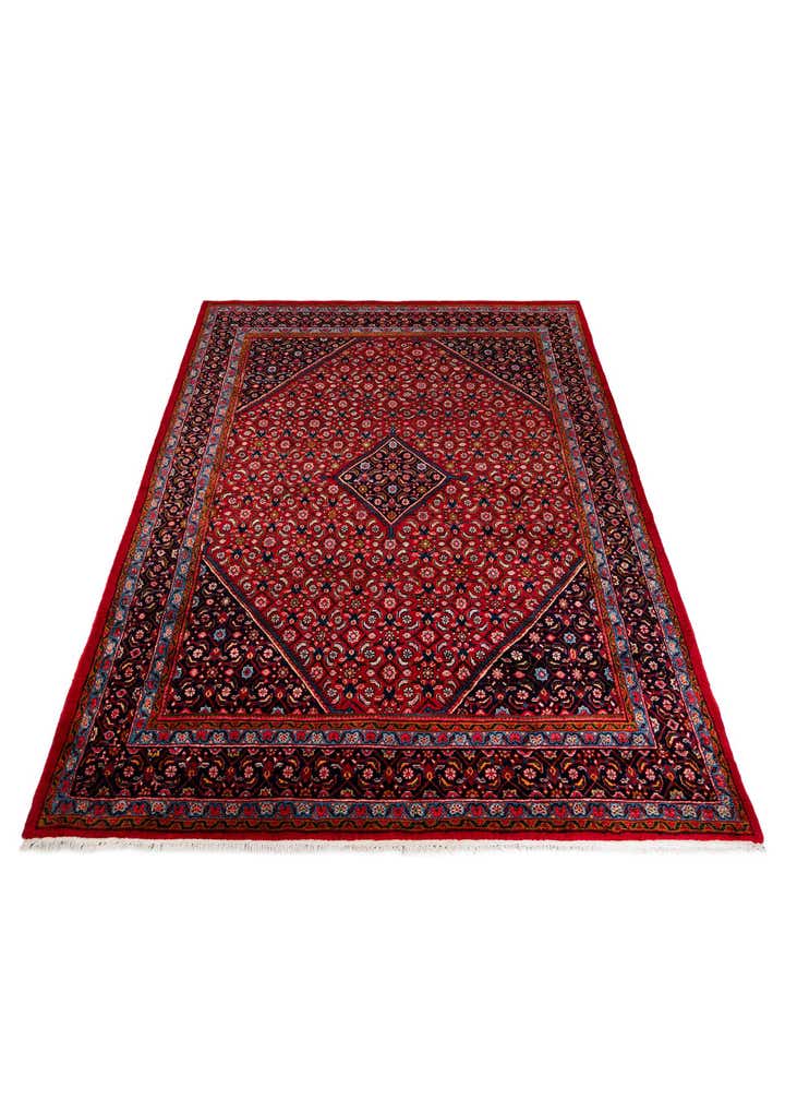 9' 8 x 12' 10 Hand Knotted Mahal Persian Wool Rug