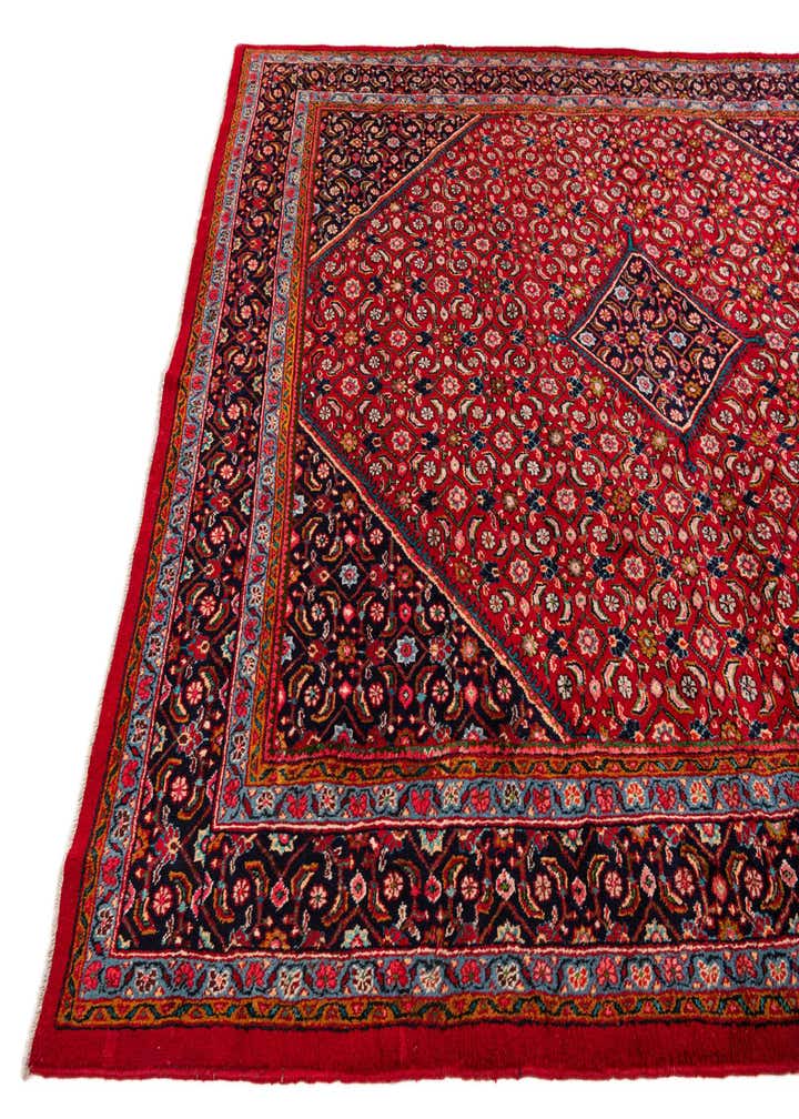 9' 8 x 12' 10 Hand Knotted Mahal Persian Wool Rug