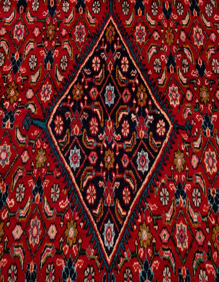 Detail image of 9' 8 x 12' 10 Hand Knotted Mahal Persian Wool Rug