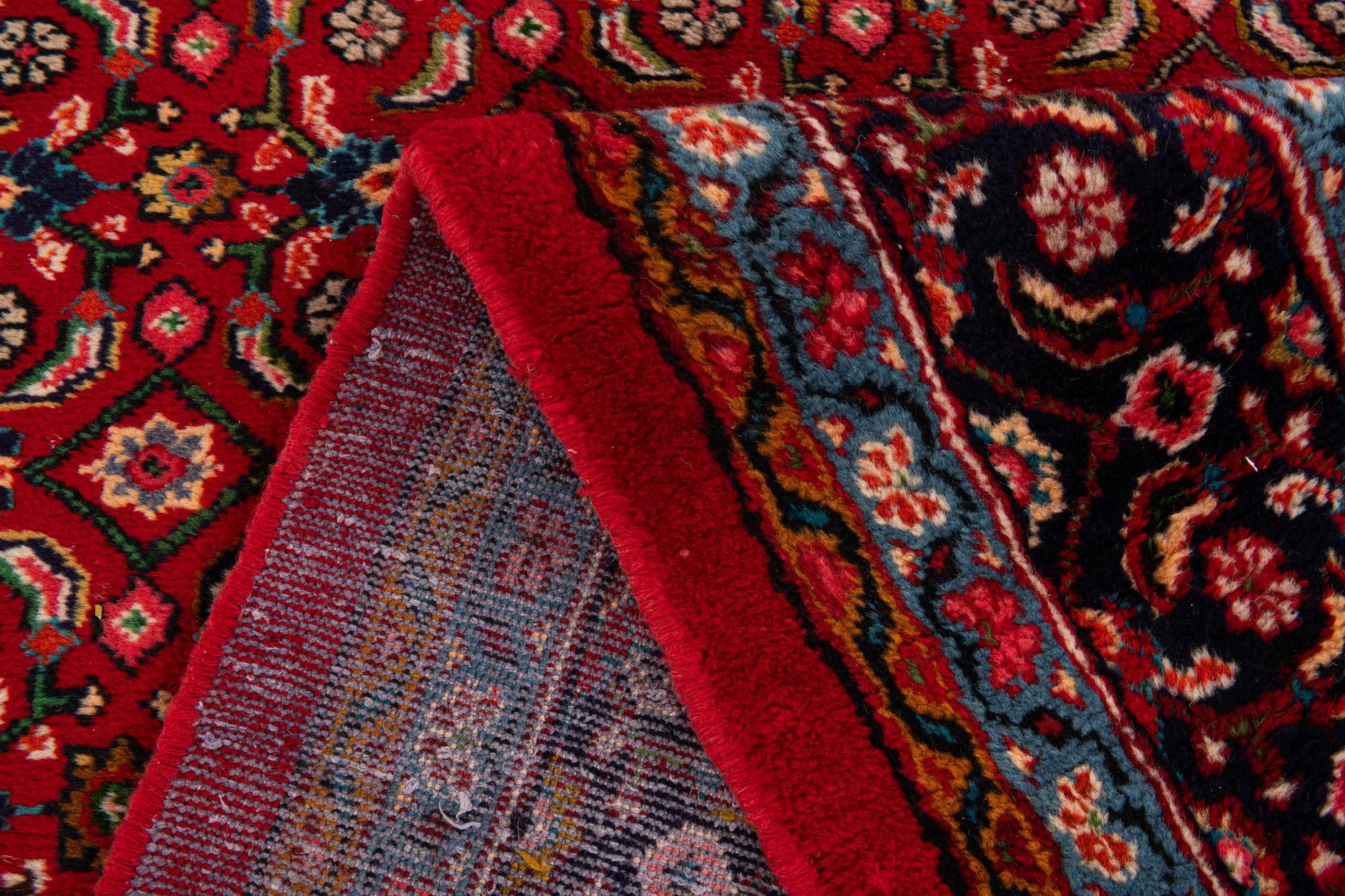 9' 8 x 12' 10 Hand Knotted Mahal Persian Wool Rug