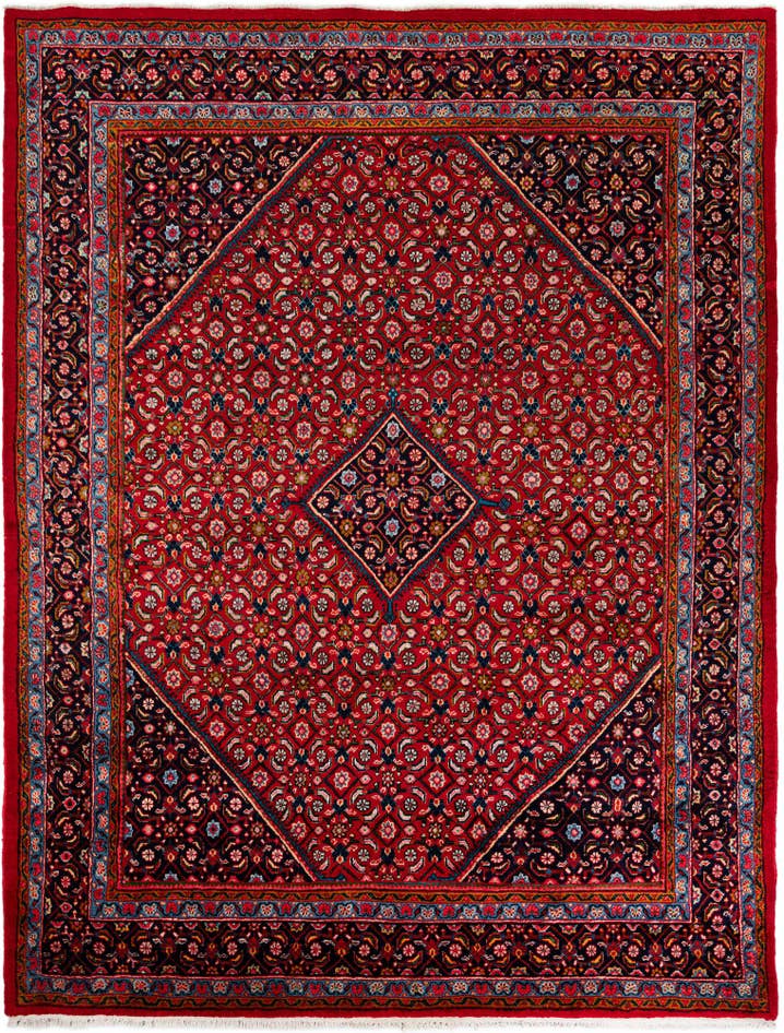 Detail image of 9' 8 x 12' 10 Hand Knotted Mahal Persian Wool Rug