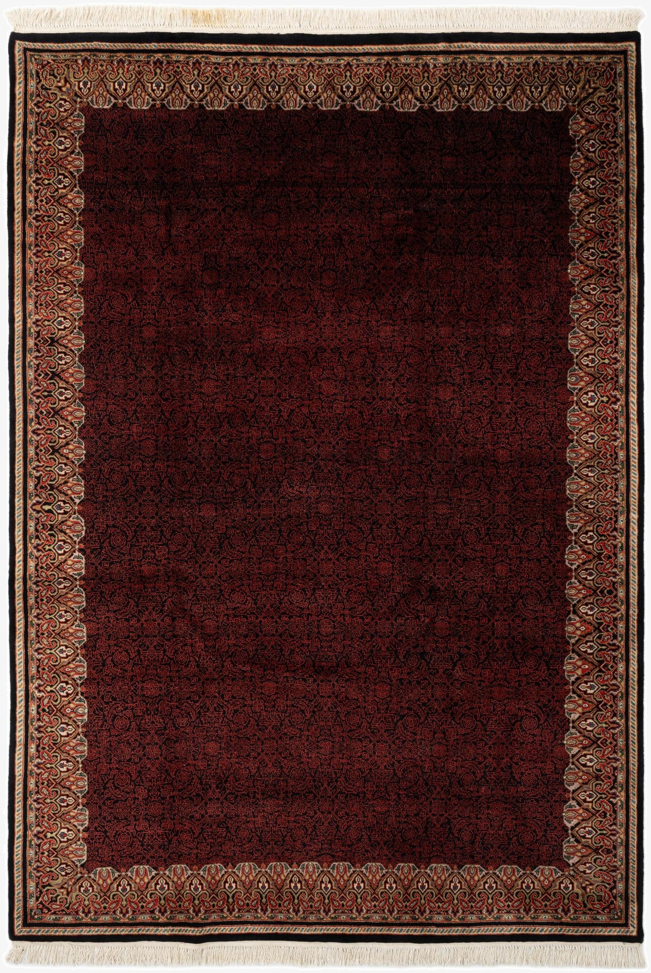 6' 8 x 9' 7  Hand Knotted Mahal Oriental Wool Rug