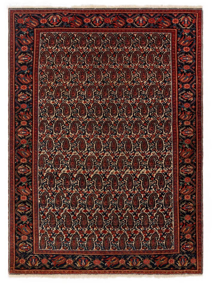 Detail image of 4' 6 x 6' 3 Malayer Wool Rug