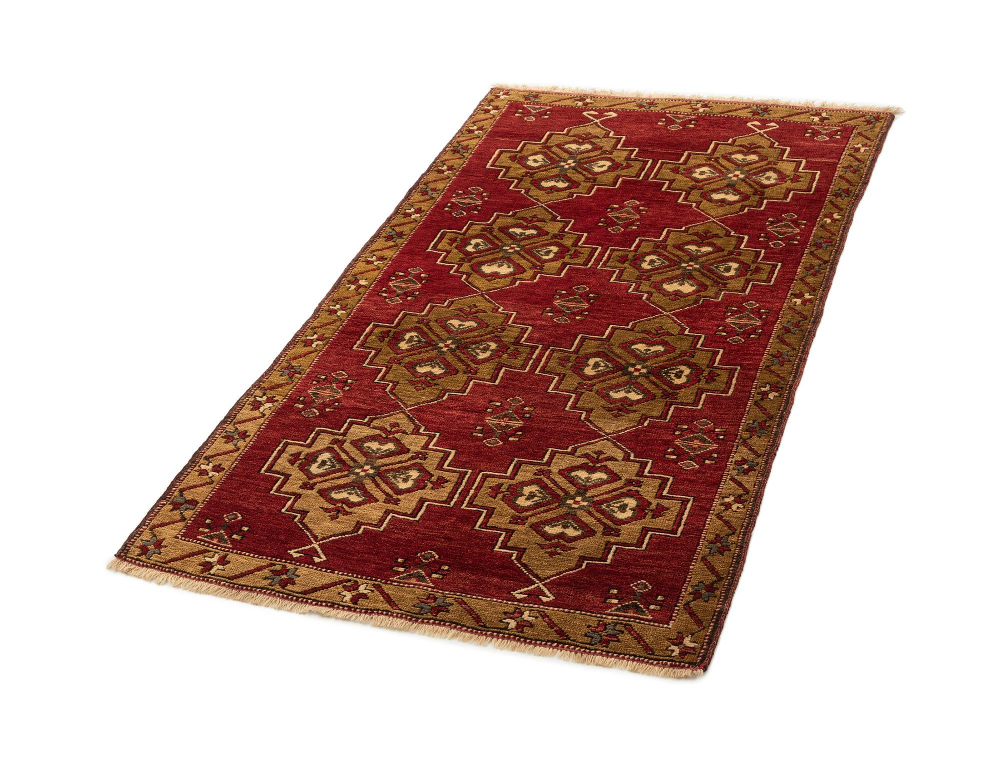 3' 4 x 6' 5 Hand Knotted Malayer Wool Rug