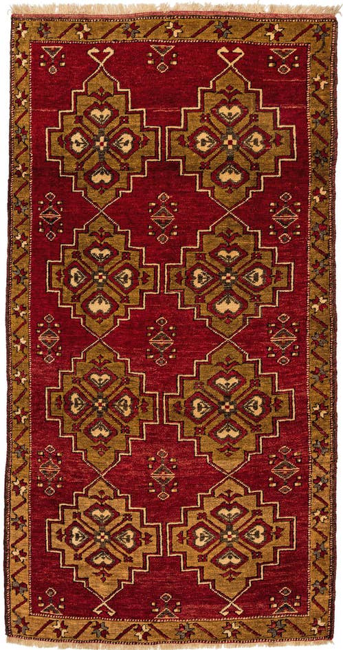 Detail image of 3' 4 x 6' 5 Hand Knotted Malayer Wool Rug