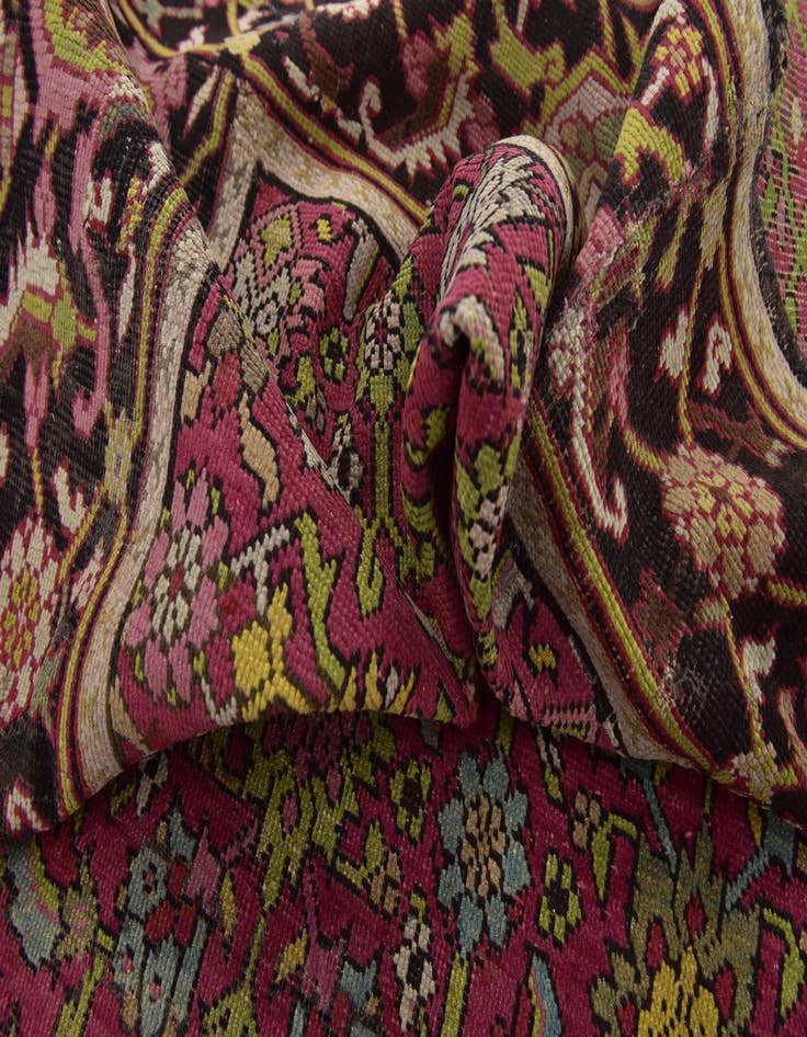 Detail image of 7' x 13' 4  Hand Knotted Malayer Persian Wool Rug