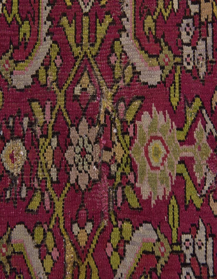 Detail image of 7' x 13' 4  Hand Knotted Malayer Persian Wool Rug