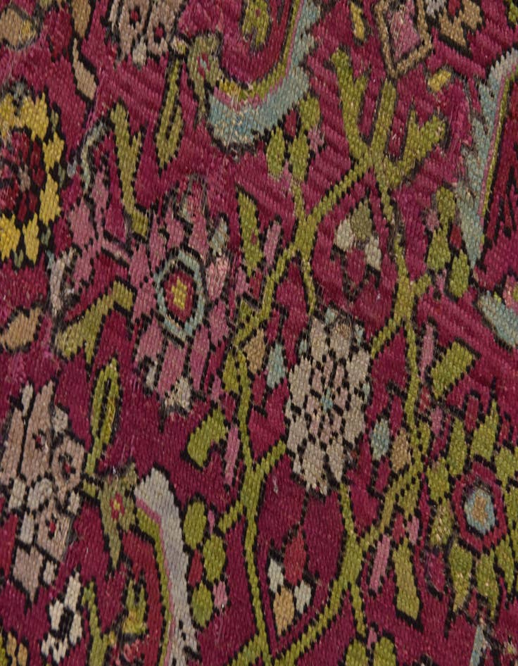 Detail image of 7' x 13' 4  Hand Knotted Malayer Persian Wool Rug