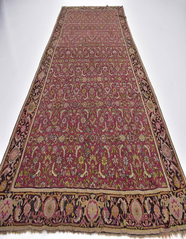 Detail image of 7' x 13' 4  Hand Knotted Malayer Persian Wool Rug