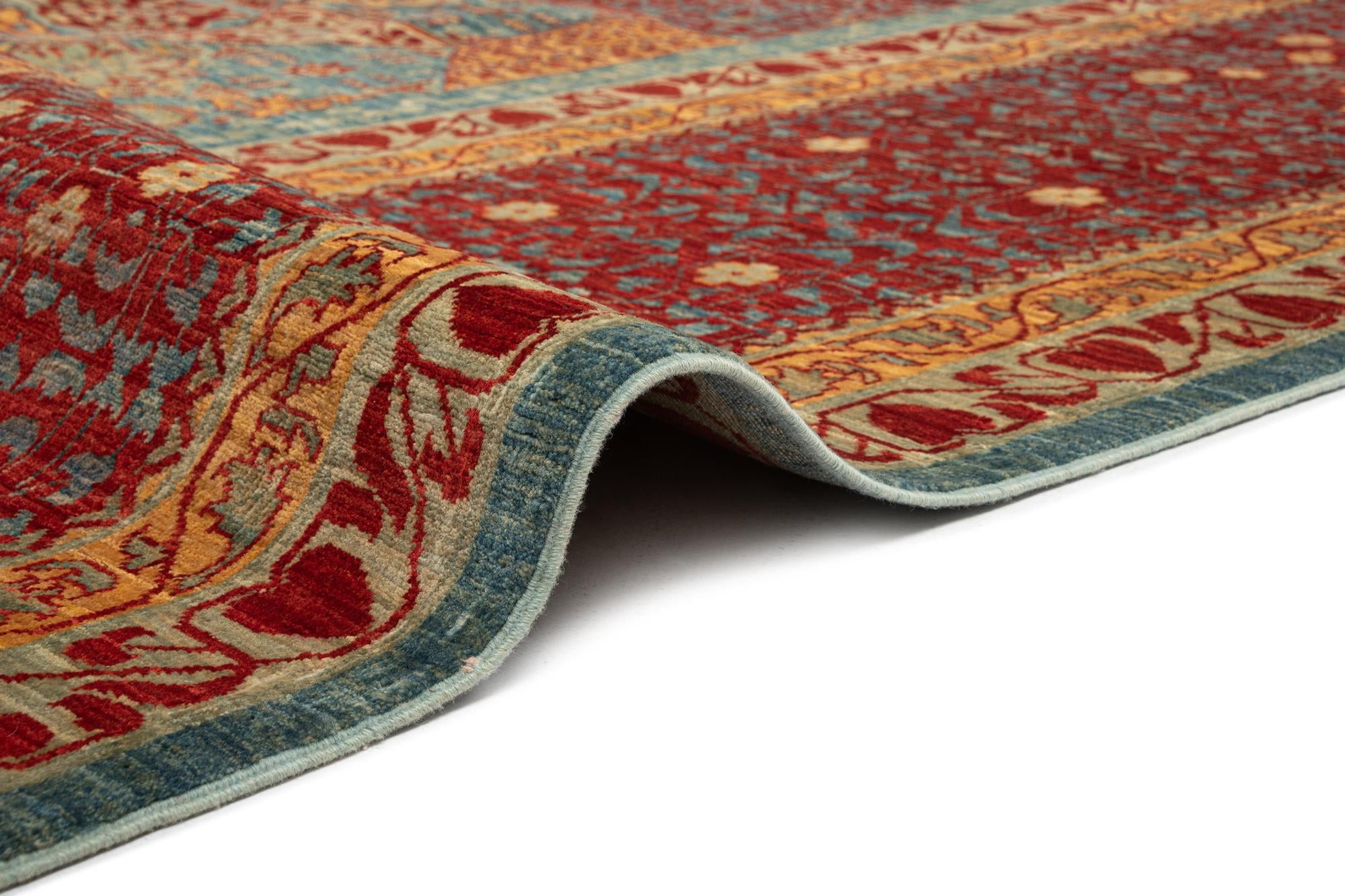 360cm x 475cm Mamluk Alfombra Lana