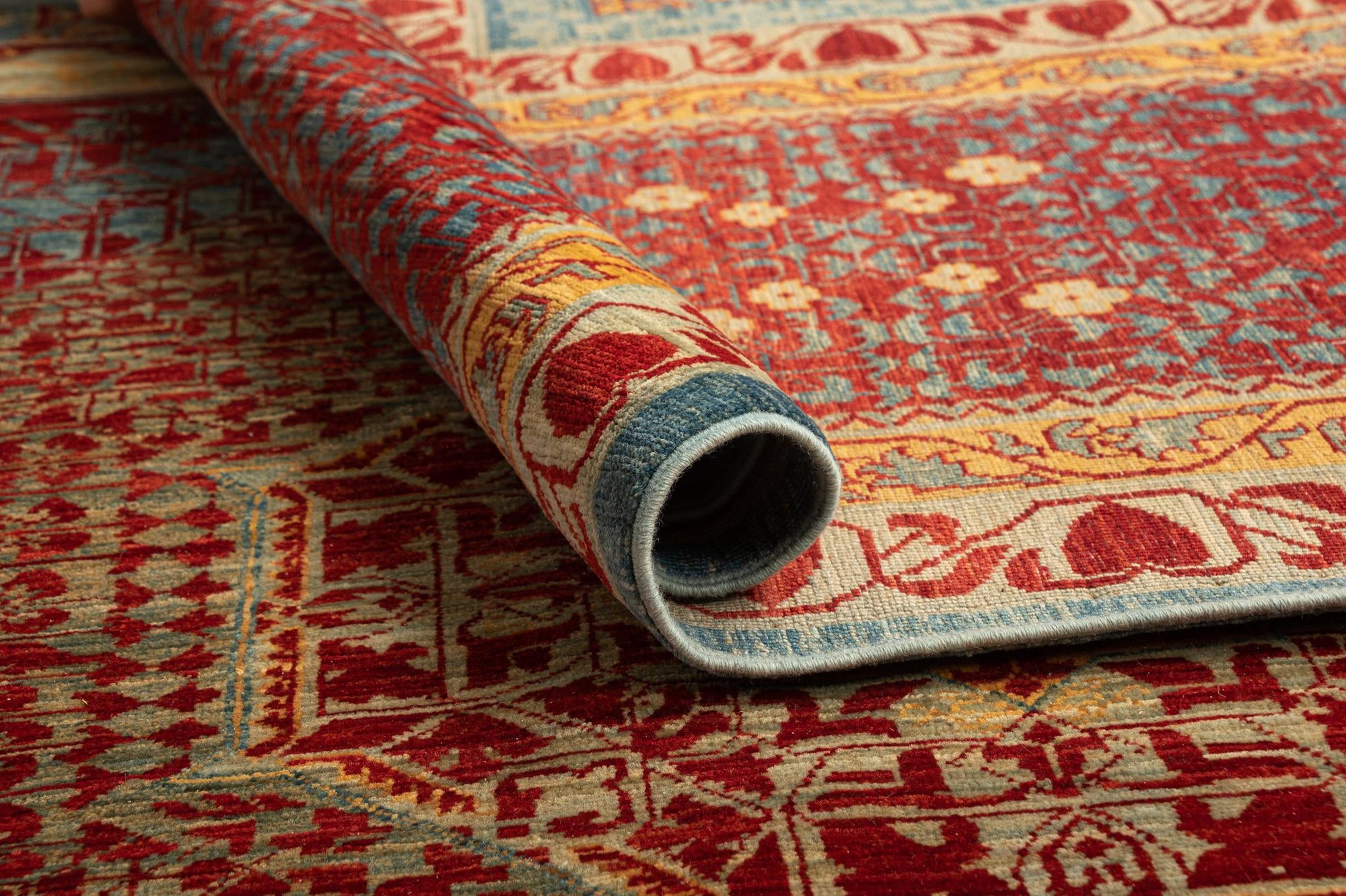 360cm x 475cm Mamluk Alfombra Lana