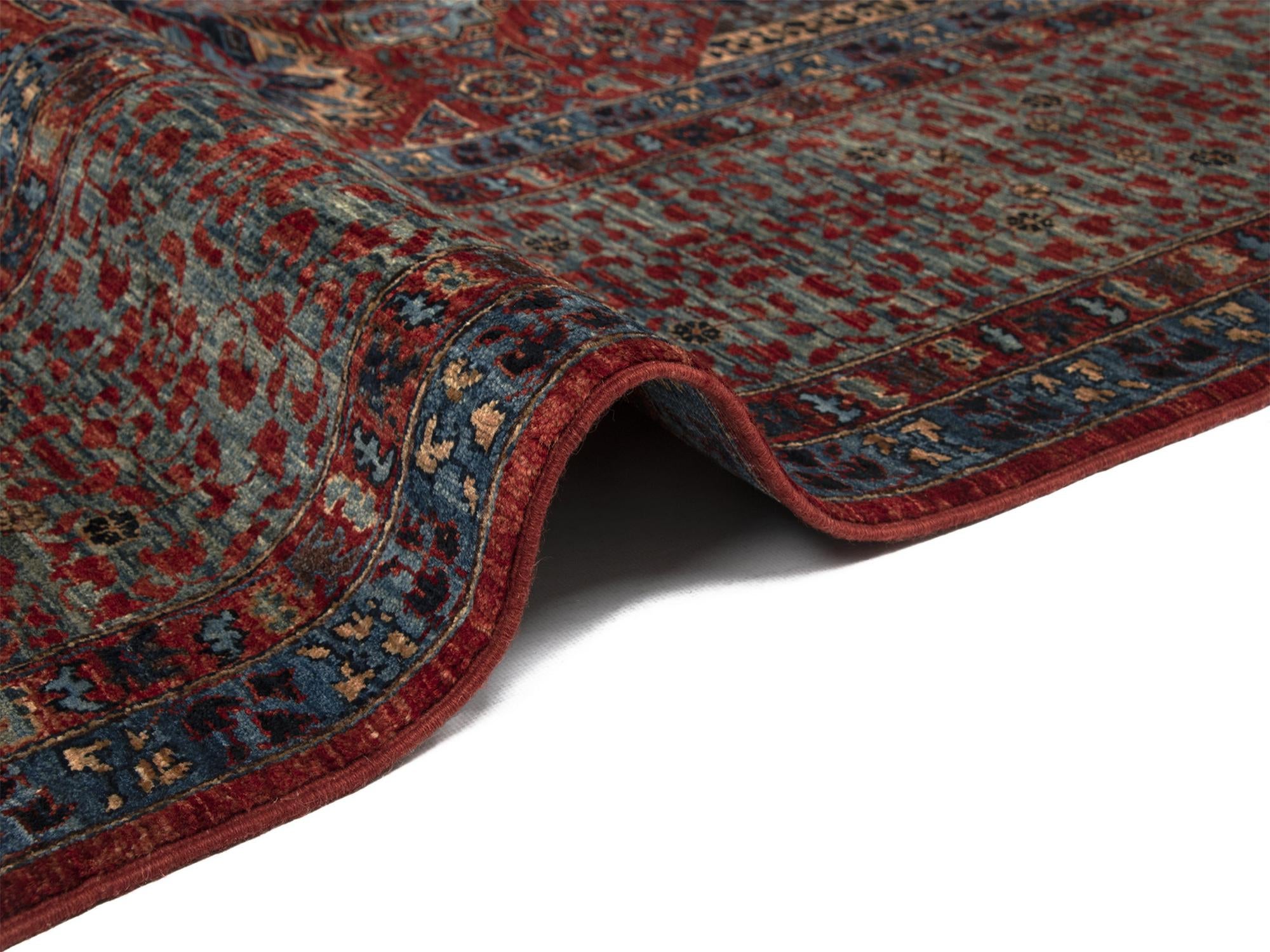 9' 8 x 13' 9 Mamluk Wool Rug