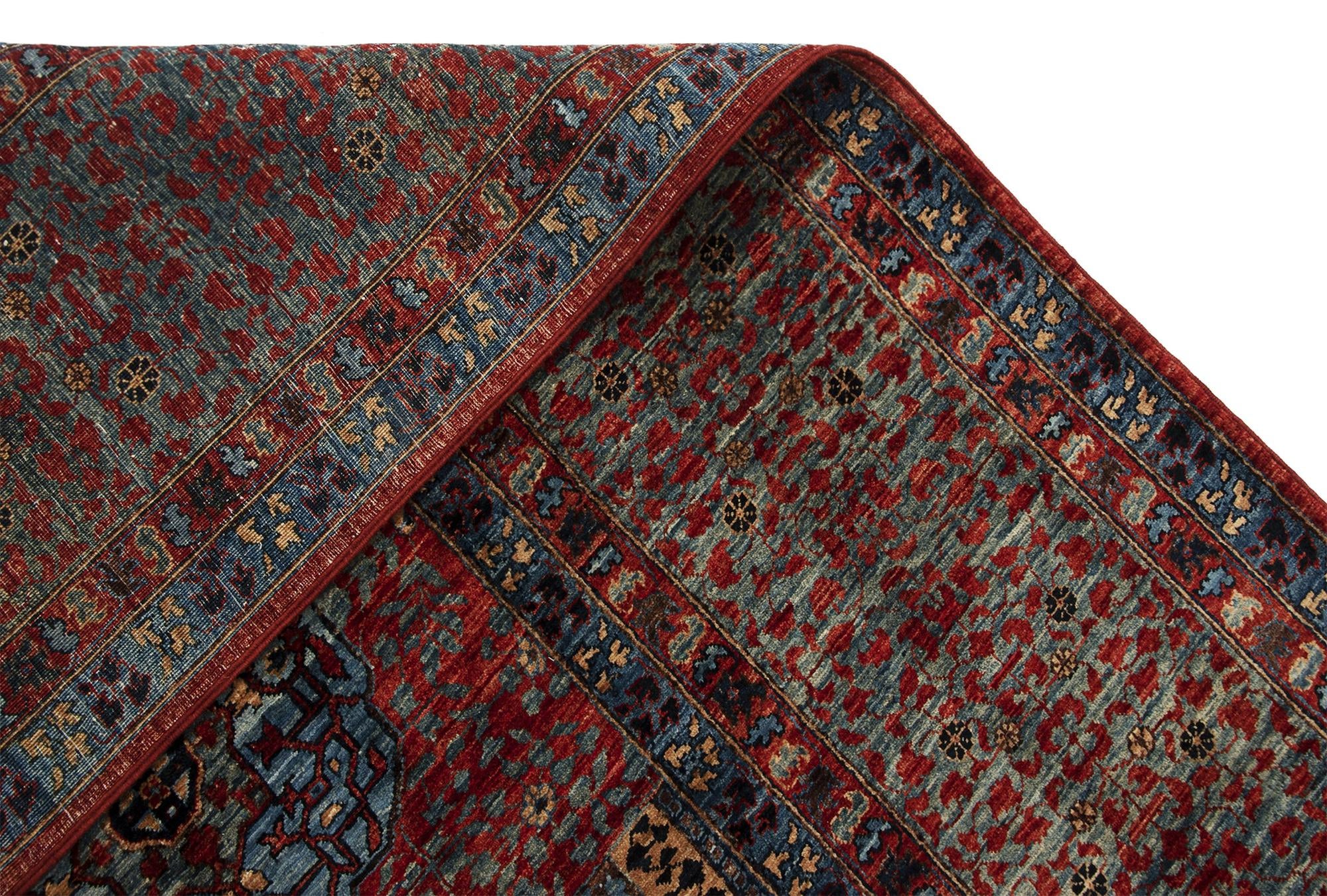 9' 8 x 13' 9 Mamluk Wool Rug