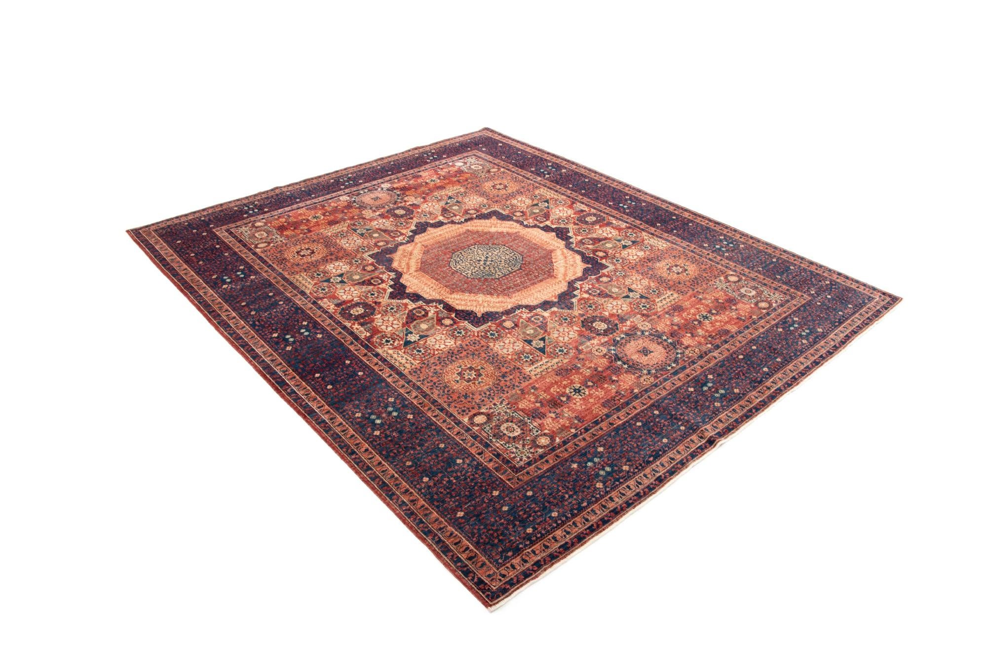 8' x 9' 5 Mamluk Wool Rug