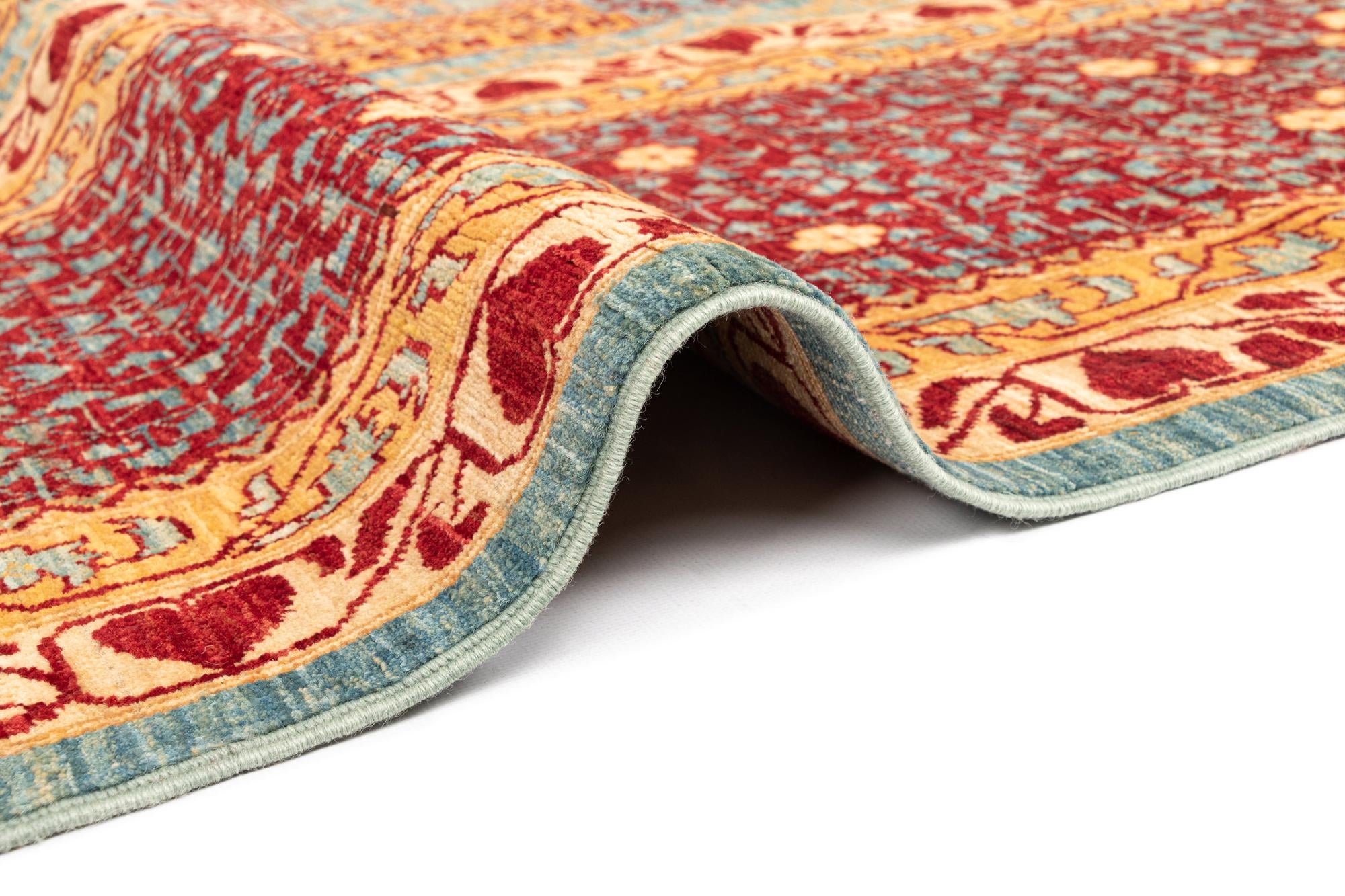 12' 1 x 16' Mamluk Wool Rug