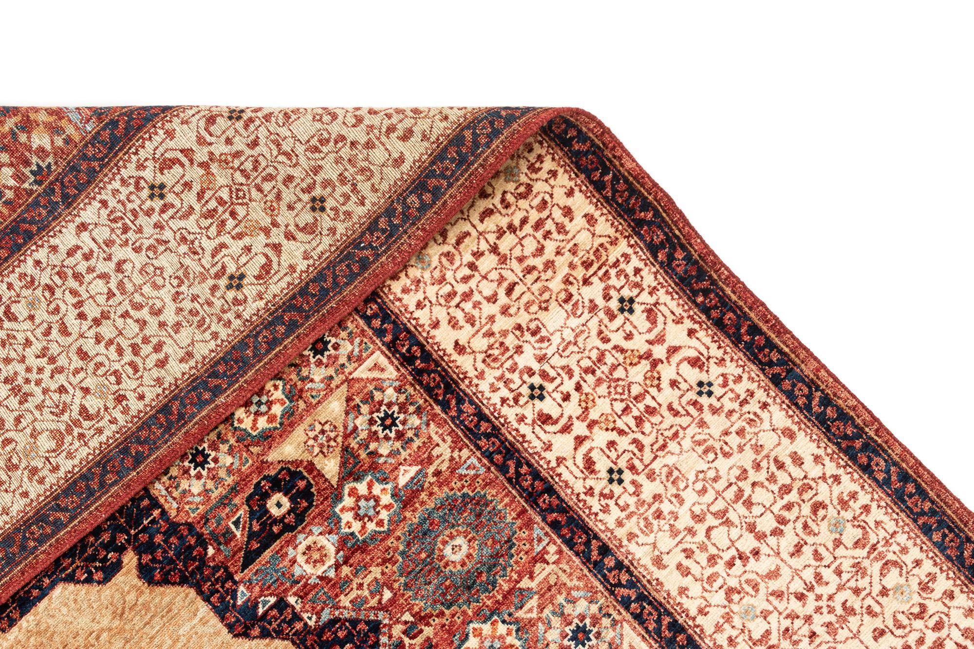 6' x 8' 10 Hand Knotted Mamluk Rug