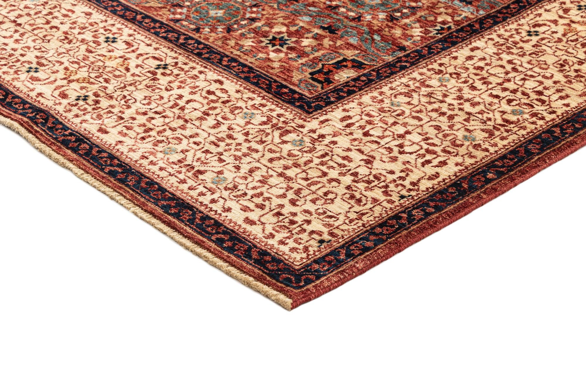 6' x 8' 10 Hand Knotted Mamluk Rug