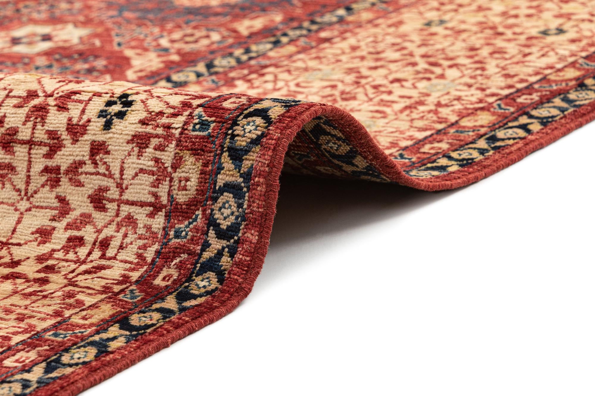 8' 8 x 11' 5 Hand Knotted Mamluk Rug
