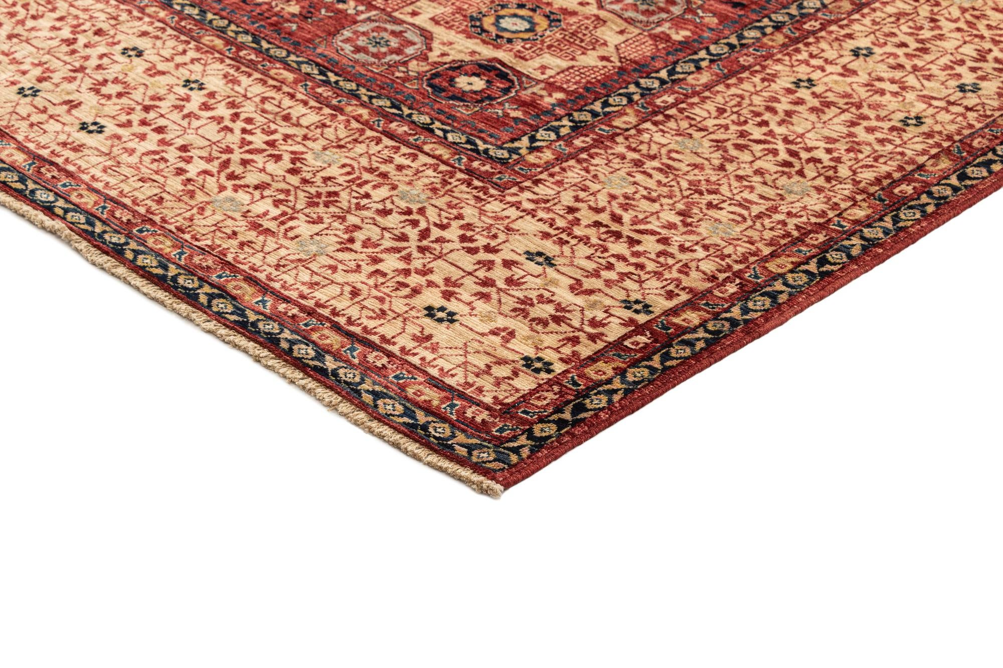 8' 8 x 11' 5 Hand Knotted Mamluk Rug