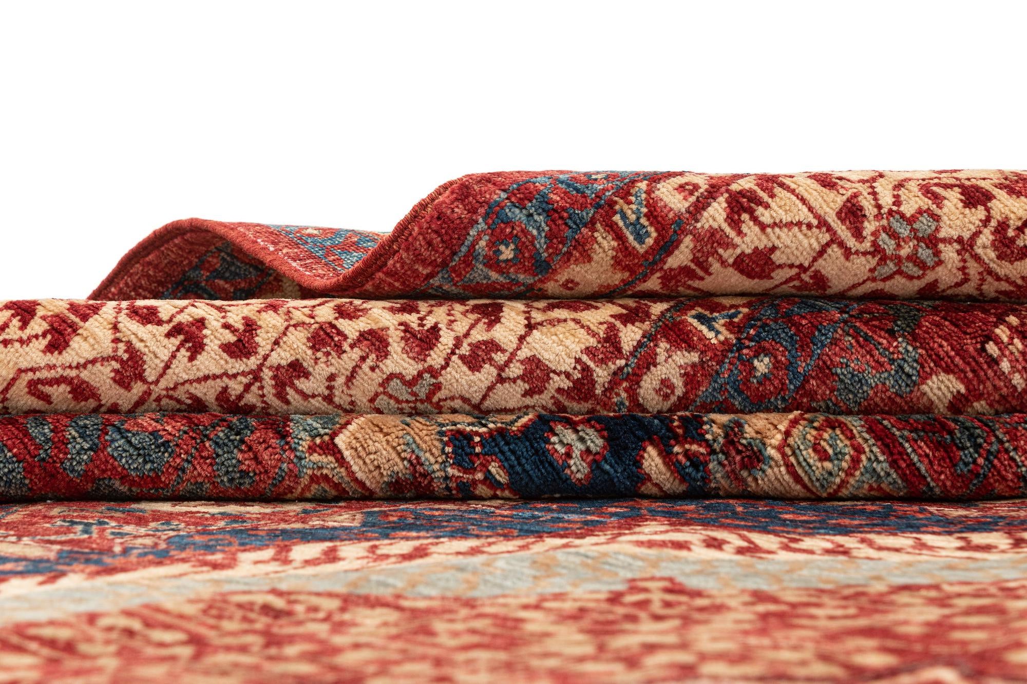 9' 8 x 13' 11 Hand Knotted Mamluk Rug
