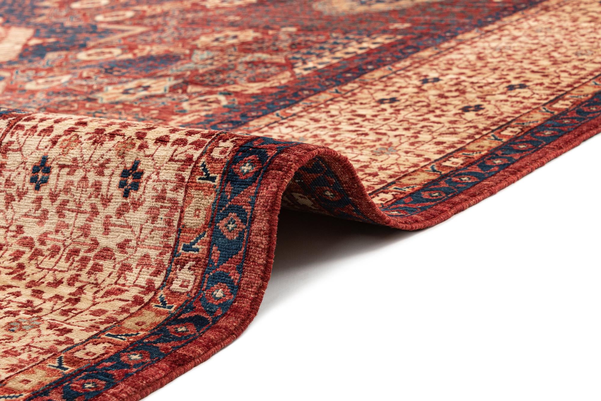 9' 8 x 13' 11 Hand Knotted Mamluk Rug