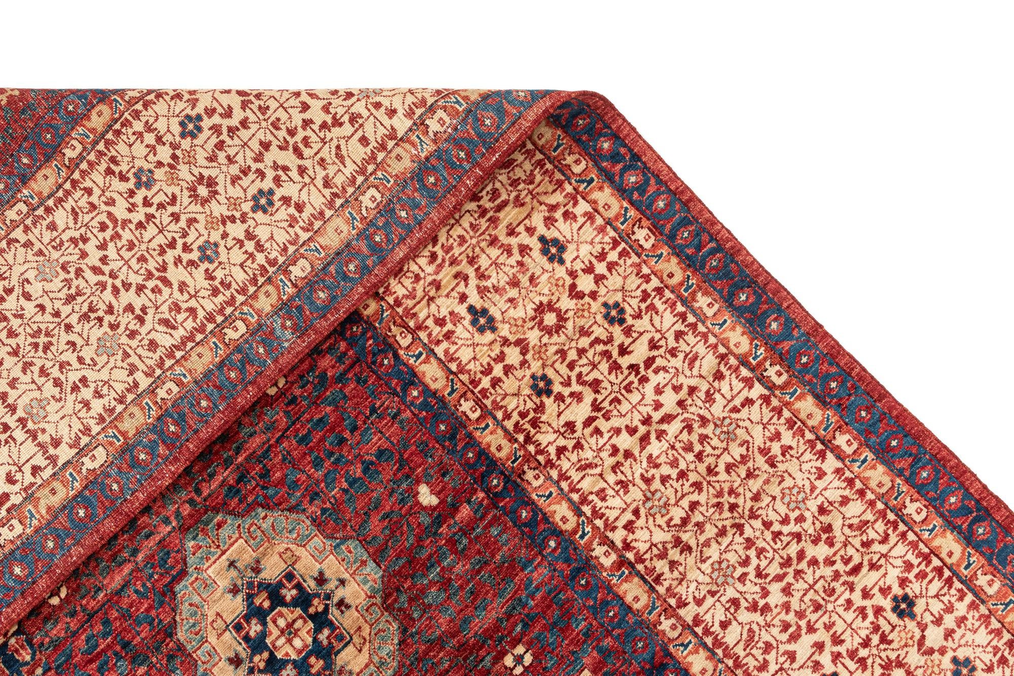 9' 8 x 13' 11 Hand Knotted Mamluk Rug