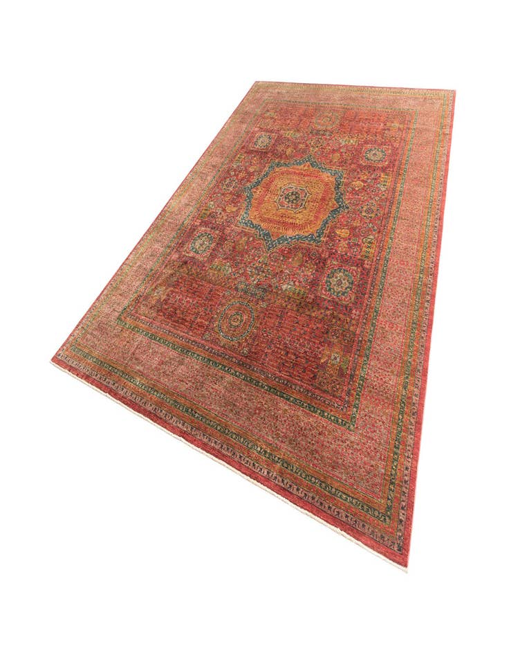 Detail image of 9' 9 x 13' Hand Knotted Mamluk Rug