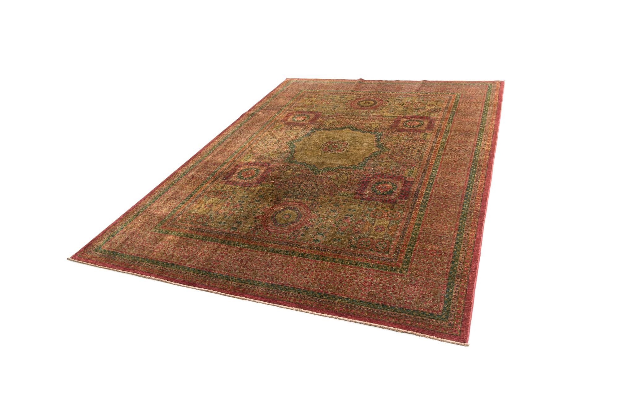 8' 1 x 11' 3 Hand Knotted Mamluk Rug