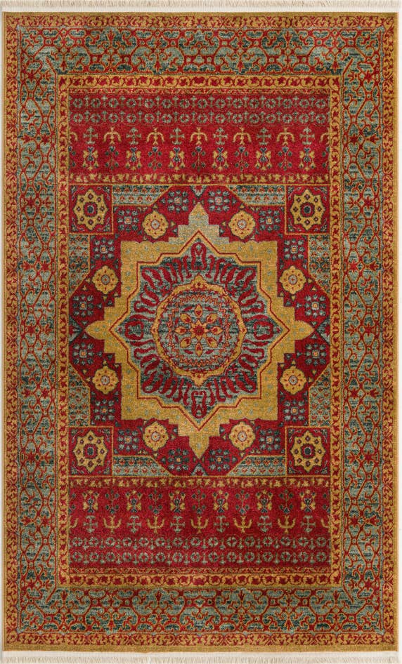 Vue détaillée : 155cm x 245cm Mamluk Tapis